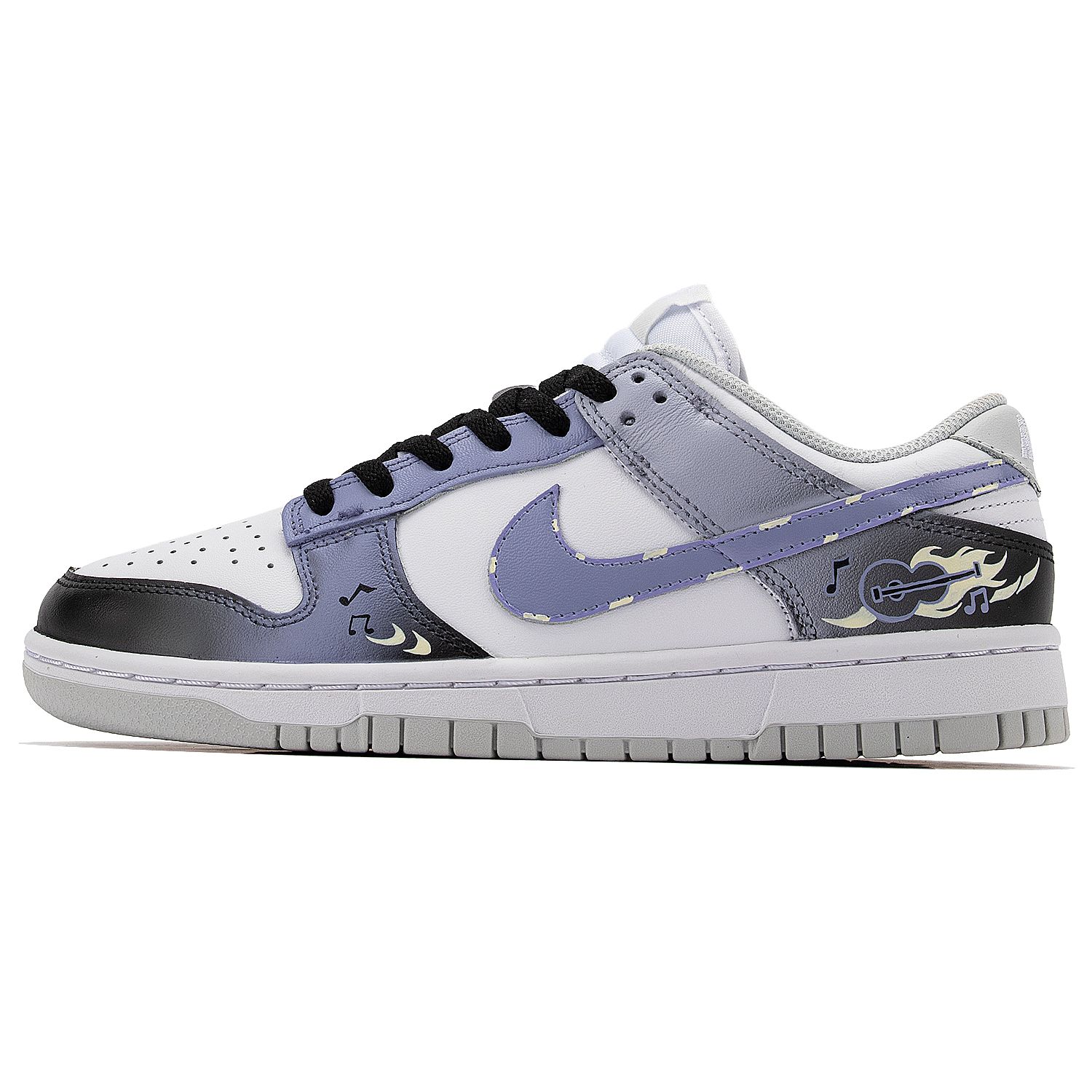 [Custom Shoes] (W) Nike Dunk Low 'Purple Black' 圖 2