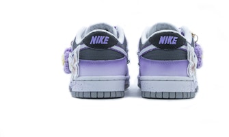 【定製球鞋】Nike Dunk 低筒 紫色戀愛 甜酷 夢幻 鍊條掛飾 噴漆 防滑耐磨 板鞋 GS 女款 Shop 【定製球鞋】Nike Dunk 低筒 紫色戀愛 甜酷 夢幻 鍊條掛飾 噴漆 防滑耐磨 板鞋 GS 女款