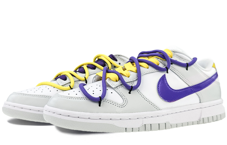Shop (W) [Kasut Custom] Nike Dunk Low 'Purple Phantom - Tali Dekonstruksian' DD1503-103(Team40-女款紫色幻影黄紫)