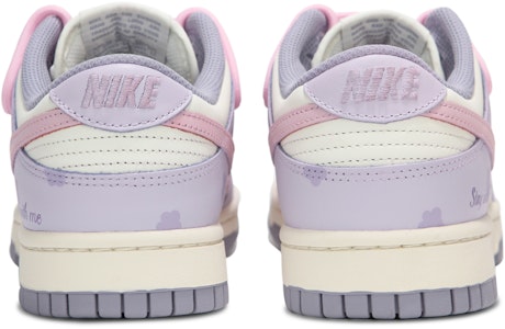 【客製化球鞋】 Nike Dunk Low 火心 芋頭莓果 四葉草花紋 解構繫帶 復古 低筒 滑板鞋 女款 紫色 Shop 【客製化球鞋】 Nike Dunk Low 火心 芋頭莓果 四葉草花紋 解構繫帶 復古 低筒 滑板鞋 女款 紫色