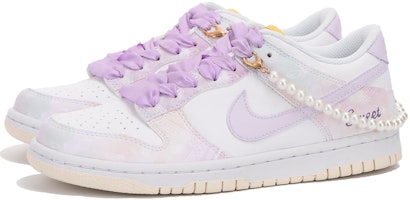 【訂製球鞋】 Nike Dunk Low 七夕主題 栗子 小香風 解構 高街 低筒 板鞋 女款 紫色 Lookbook 【訂製球鞋】 Nike Dunk Low 七夕主題 栗子 小香風 解構 高街 低筒 板鞋 女款 紫色