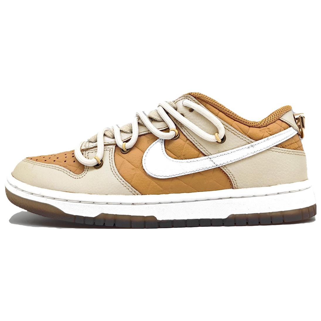 Buy 【定製球鞋】Nike Dunk Low "Quilted Weat" 拿鐵歐包 解構 低筒 板鞋 女款 米棕