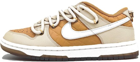 【定製球鞋】Nike Dunk Low "Quilted Weat" 拿鐵歐包 解構 低筒 板鞋 女款 米棕 Buy 【定製球鞋】Nike Dunk Low "Quilted Weat" 拿鐵歐包 解構 低筒 板鞋 女款 米棕