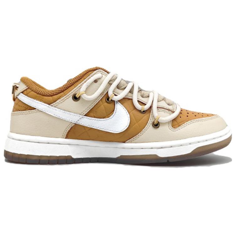 Order 【定製球鞋】Nike Dunk Low "Quilted Weat" 拿鐵歐包 解構 低筒 板鞋 女款 米棕