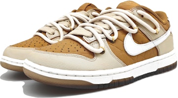 【定製球鞋】Nike Dunk Low "Quilted Weat" 拿鐵歐包 解構 低筒 板鞋 女款 米棕 Lookbook 【定製球鞋】Nike Dunk Low "Quilted Weat" 拿鐵歐包 解構 低筒 板鞋 女款 米棕