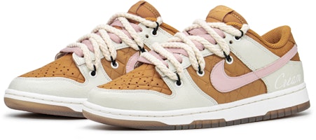 (W) 【定制鞋款】耐克Dunk低帮‘绗缝小麦摩卡粉’ DX3374-700(TeamA-DK摩卡粉芋S) Lookbook (W) 【定制鞋款】耐克Dunk低帮‘绗缝小麦摩卡粉’ DX3374-700(TeamA-DK摩卡粉芋S)