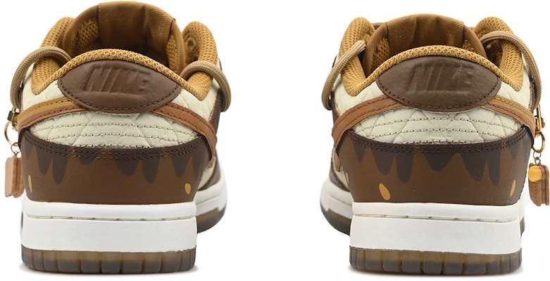 (W) 【カスタムシューズ】(女性用) ナイキ ダンク ロー「キルテッドウィート」 DX3374-700(Team120-巧克力饼干) Shop (W) 【カスタムシューズ】(女性用) ナイキ ダンク ロー「キルテッドウィート」 DX3374-700(Team120-巧克力饼干)