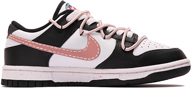(W) 【カスタムシューズ】ナイキ ダンク ロー 'ラビットローズパッチ ブラック-ホワイト'(女性用) FD4623-131(TeamThree-女款玫瑰来信黑白) Order (W) 【カスタムシューズ】ナイキ ダンク ロー 'ラビットローズパッチ ブラック-ホワイト'(女性用) FD4623-131(TeamThree-女款玫瑰来信黑白)