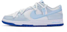 Buy (W) Zapatillas Nike Dunk Low 'Retrato Renacentista Blanco Azul' DJ9955-101(TeamR-女款自画像白蓝)