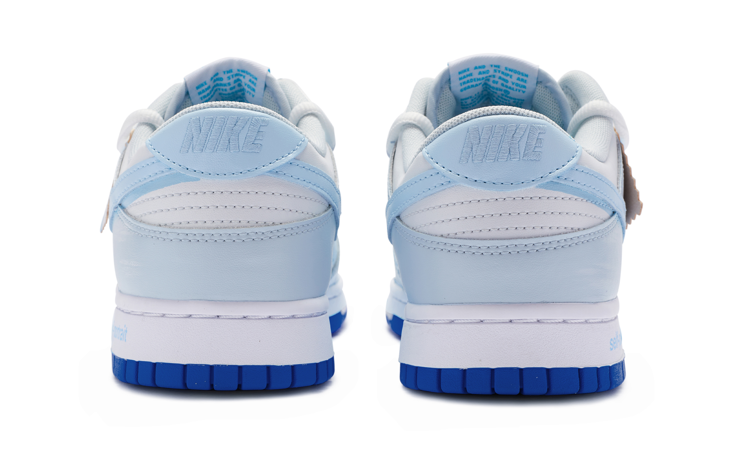 Shop (W) Zapatillas Nike Dunk Low 'Retrato Renacentista Blanco Azul' DJ9955-101(TeamR-女款自画像白蓝)