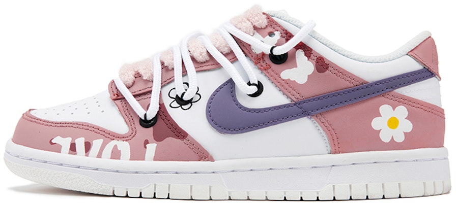 (W) 나이키 덩크 로우 '레트로 카모 꽃 나비 - 빈티지 핑크' DH9765-100(TeamB-女款复古女孩迷彩脏粉) Buy (W) 나이키 덩크 로우 '레트로 카모 꽃 나비 - 빈티지 핑크' DH9765-100(TeamB-女款复古女孩迷彩脏粉)
