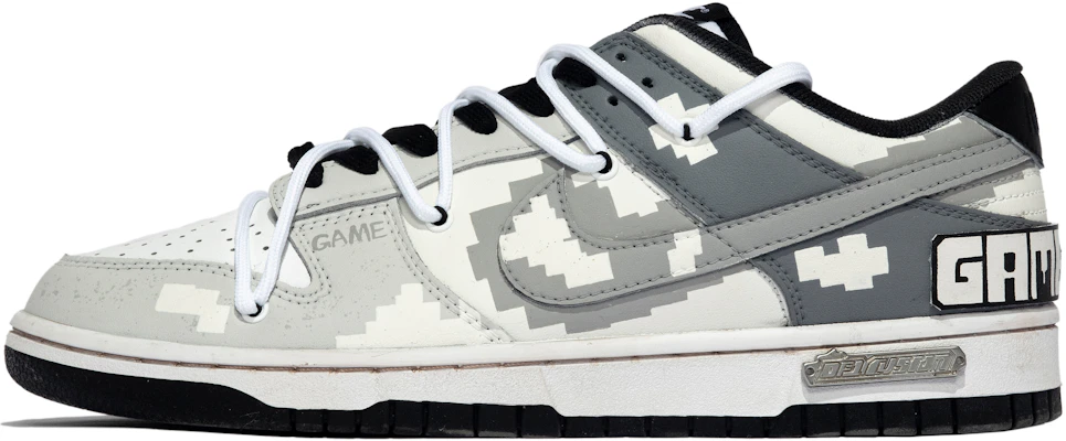 (W) 나이키 덩크 로우 '레트로 게임 픽셀' (블랙/화이트/그레이) CW1590-100(TeamM-女款复古电玩S-BOX) Buy (W) 나이키 덩크 로우 '레트로 게임 픽셀' (블랙/화이트/그레이) CW1590-100(TeamM-女款复古电玩S-BOX)