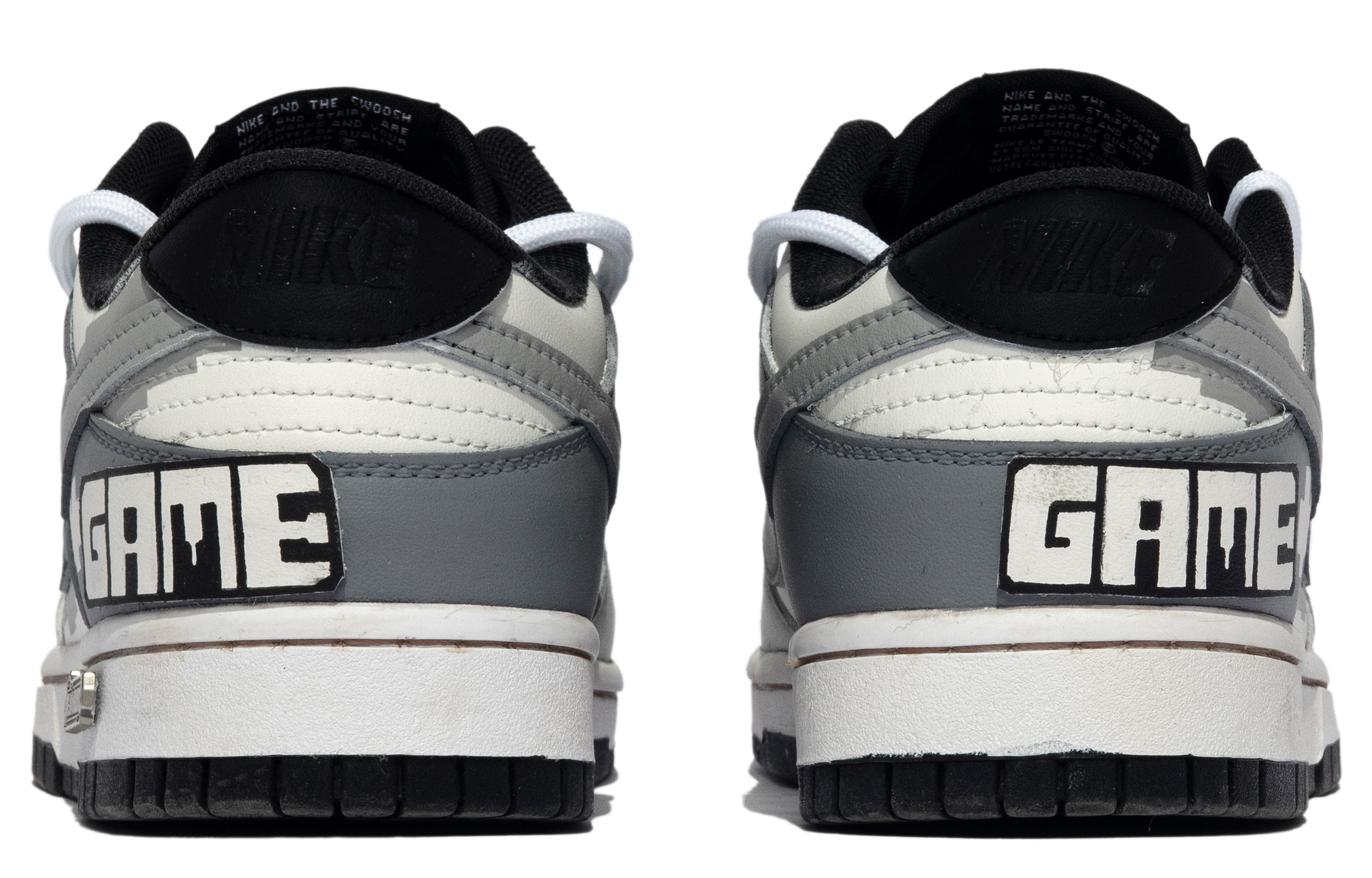 Shop (W) [定制鞋款] 耐克Dunk Low '复古像素游戏黑白灰' CW1590-100(TeamM-女款复古电玩S-BOX)