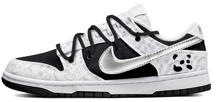 custom-shoes-women-nike-dunk-low-reverse-panda-paisley