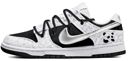 (W) 나이키 덩크 로우 '역판다 페이즐리' (커스텀) DJ9955-100(TeamY-女款腰果花反转黑白) Buy (W) 나이키 덩크 로우 '역판다 페이즐리' (커스텀) DJ9955-100(TeamY-女款腰果花反转黑白)
