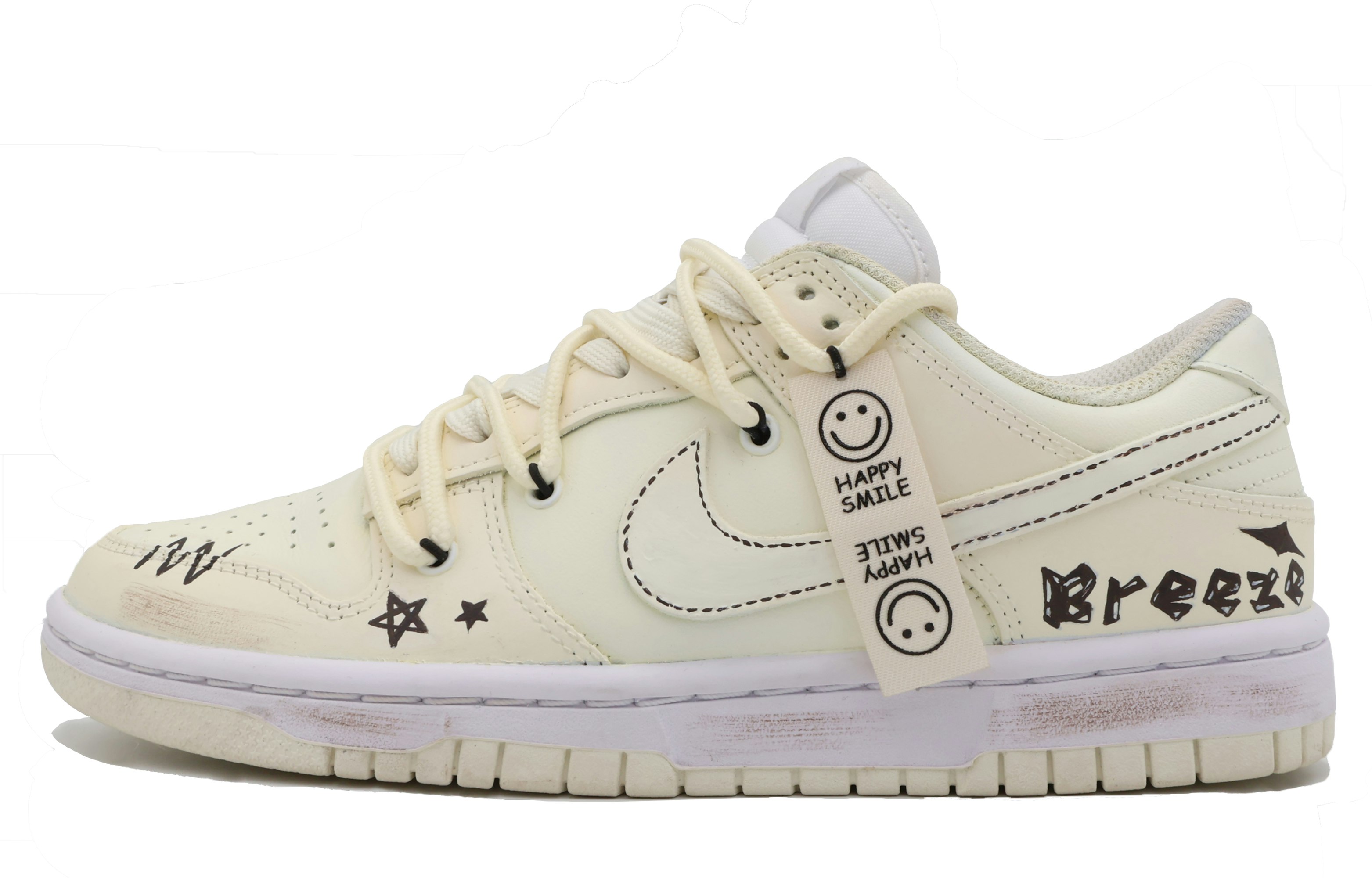 custom-shoes-women-nike-dunk-low-rice-white
