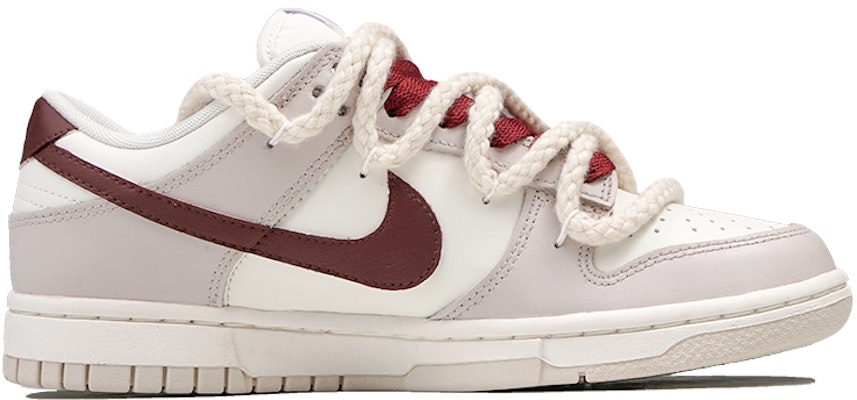 【訂製球鞋】 Nike Dunk Low RISK 灰燼玫瑰 浪漫 暗黑風 小眾高級 耐磨透氣 低筒 板鞋 女款 灰紅 Order 【訂製球鞋】 Nike Dunk Low RISK 灰燼玫瑰 浪漫 暗黑風 小眾高級 耐磨透氣 低筒 板鞋 女款 灰紅