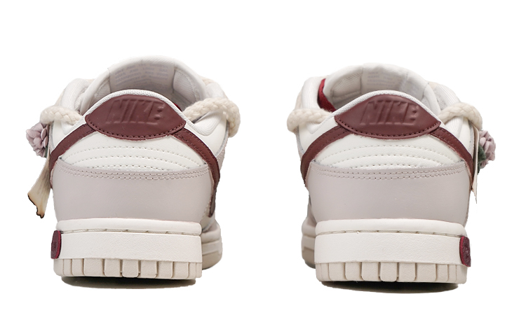 Shop 【訂製球鞋】 Nike Dunk Low RISK 灰燼玫瑰 浪漫 暗黑風 小眾高級 耐磨透氣 低筒 板鞋 女款 灰紅