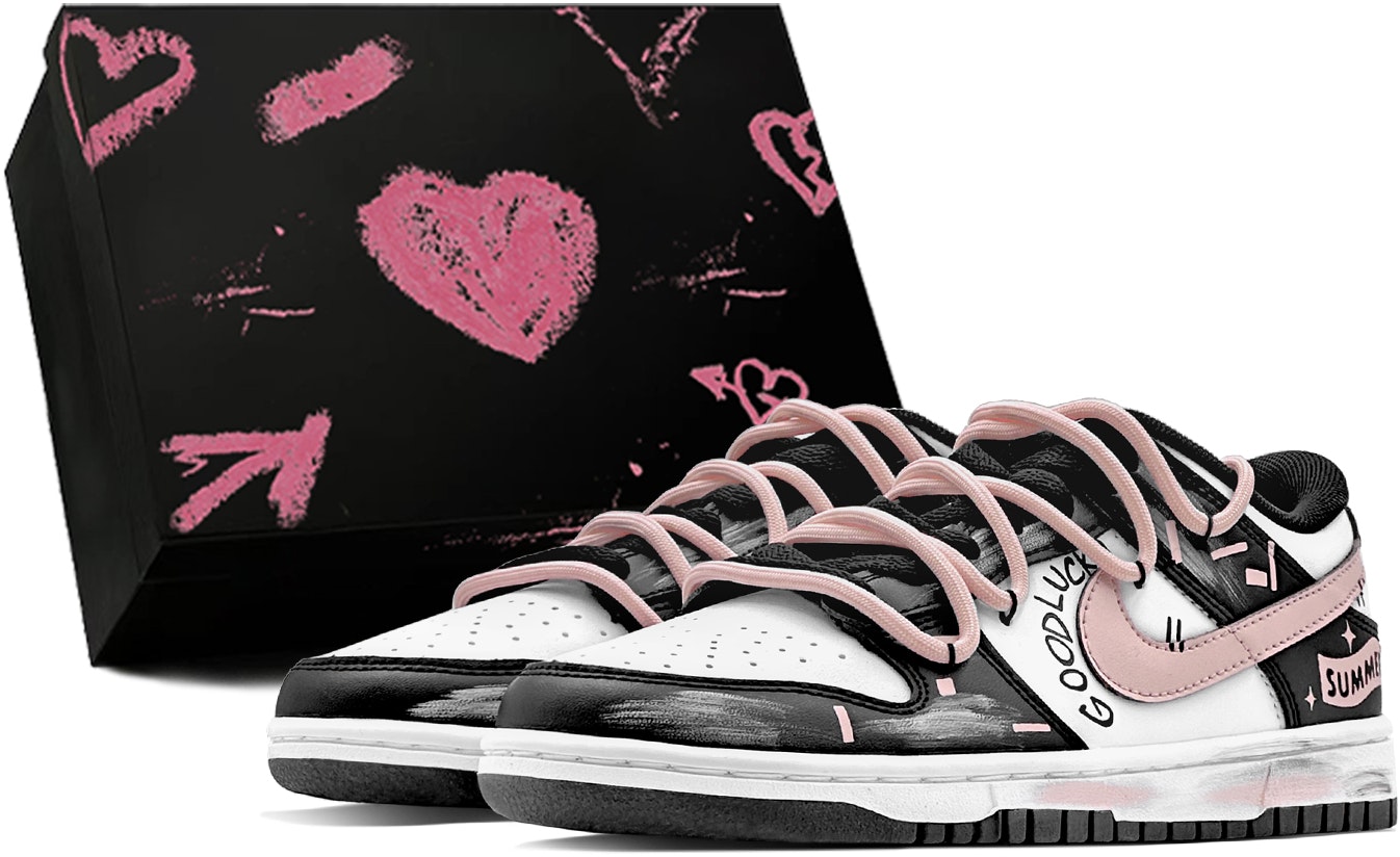 custom-shoes-women-nike-dunk-low-romantic-midsummer-black-pink-dd-1503-101-team88-sunny-s-box