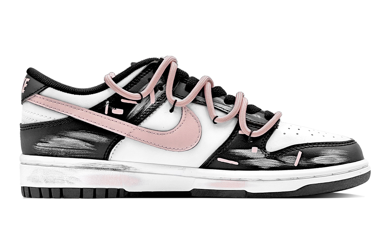 Lookbook (W) Zapatillas Nike Dunk Low 'Verano Negro Rosa' - Personalizadas DD1503-101(Team88--sunnyS-BOX)