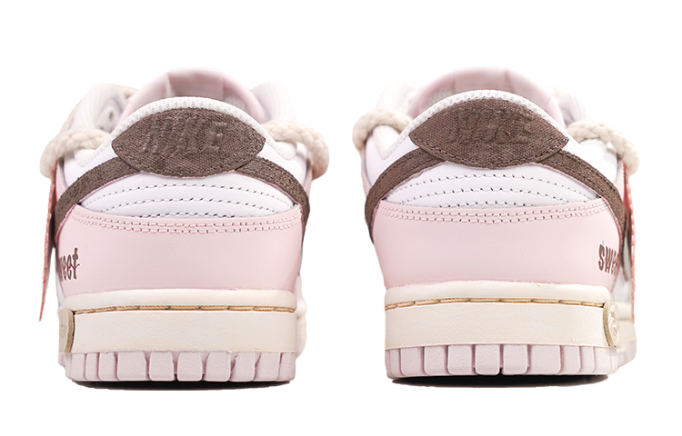 Shop (W) [Sepatu Custom] Nike Dunk Low 'Rose Girl Patch' FD1449-100(Team27-女款蔷薇少女S-BOX)