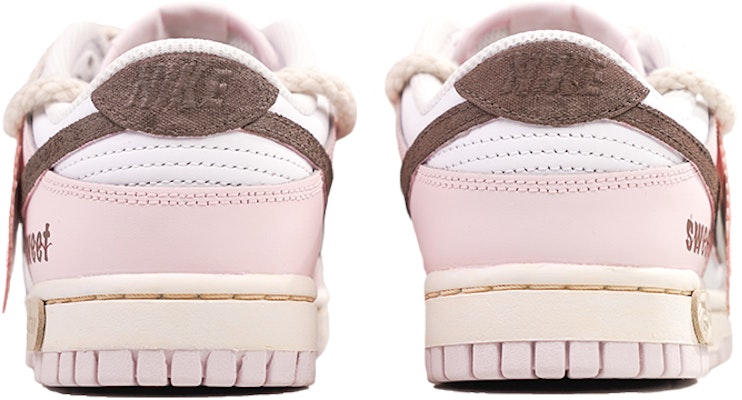 【定制球鞋】Nike Dunk Low 蔷薇少女 布貼 甜酷風 禮盒 低幫 板鞋 女款 珍珠粉 Shop 【定制球鞋】Nike Dunk Low 蔷薇少女 布貼 甜酷風 禮盒 低幫 板鞋 女款 珍珠粉