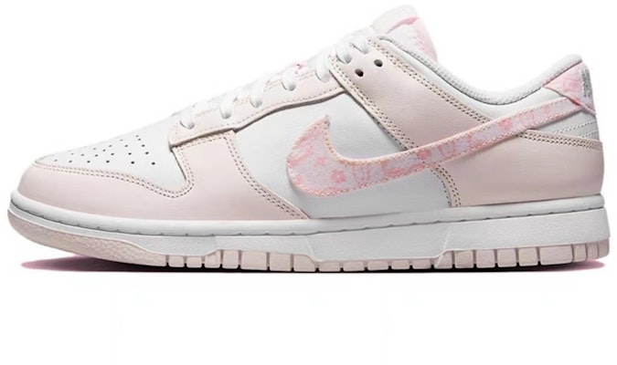 【定制球鞋】Nike Dunk Low 蔷薇少女 布貼 甜酷風 禮盒 低幫 板鞋 女款 珍珠粉 Sizing 【定制球鞋】Nike Dunk Low 蔷薇少女 布貼 甜酷風 禮盒 低幫 板鞋 女款 珍珠粉