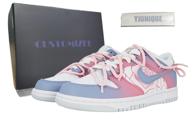 Buy (W) [Kasut Custom] Nike Dunk Low 'Rose Perfume' DH9765-102（Team110-玫瑰香水SBOX）
