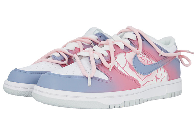 Shop (W) [Kasut Custom] Nike Dunk Low 'Rose Perfume' DH9765-102（Team110-玫瑰香水SBOX）