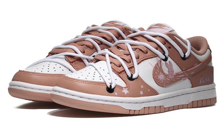 Lookbook (W) [Kasut Custom] Nike Dunk Low 'Rose Pink Meteor Rabbit' DD1503-118(Team10-流星兔几QD)