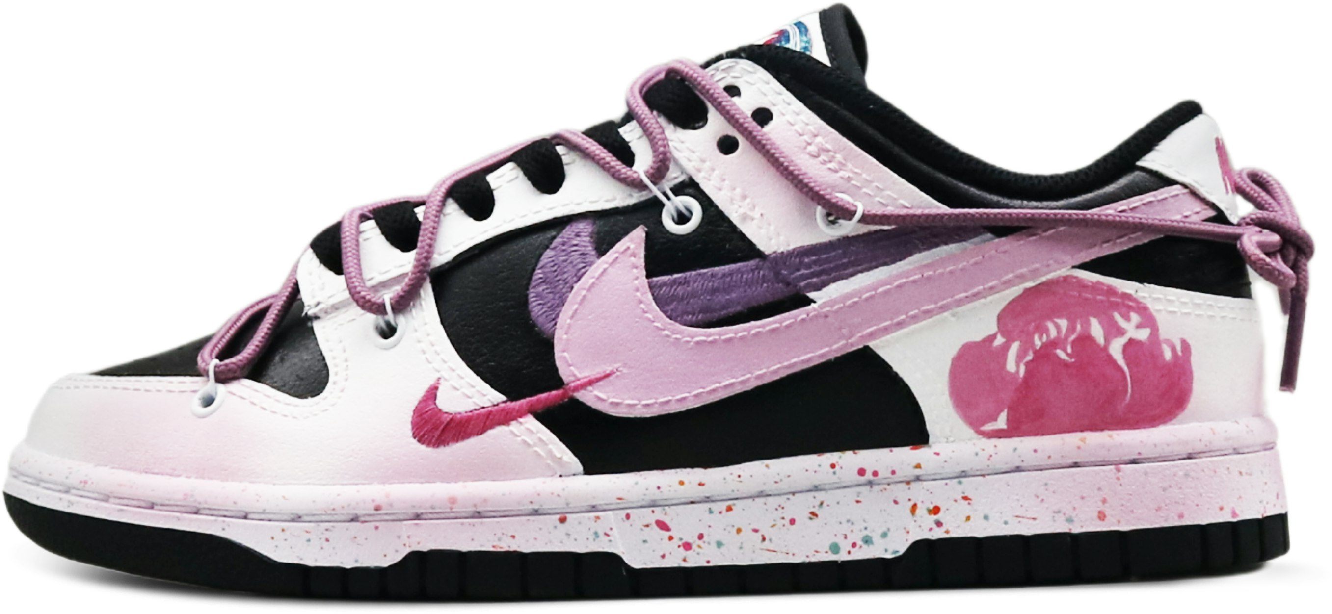 custom-shoes-women-nike-dunk-low-rose-romance-pink-purple