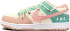 Buy (W) ナイキダンクローローズウィスパーデコンストラクティッドスターターンテーブルグリーンピンク(女性用カスタムシューズ) DD1503-118(TeamD-女款星星唱片机-)
