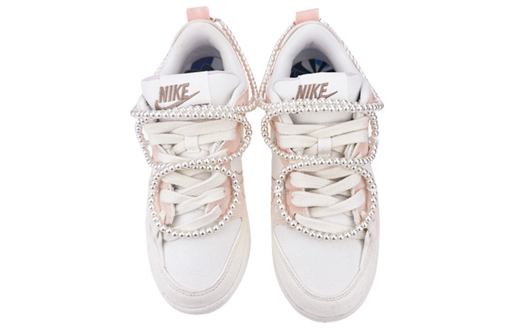 Shop (W) 나이키 덩크 로우 '사쿠라 펄 그라데이션' (커스텀) DH4402-100(Team叁-女款樱花珍珠)