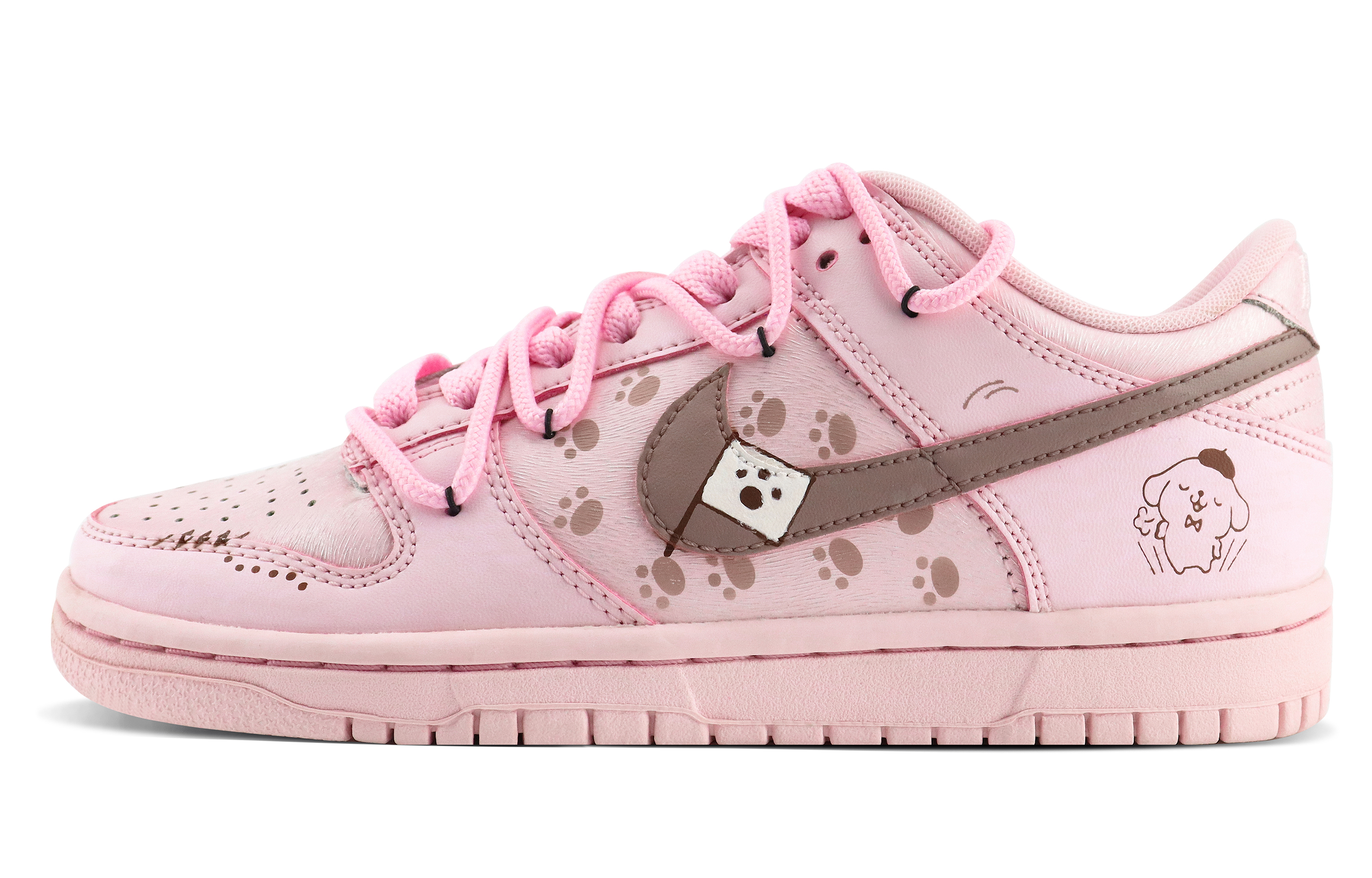 Buy (W) [カスタムシューズ] (女性用) ナイキ ダンク ロー '桜ピンク - リトル プディング ドッグ' 921803-601(Team119-小布丁狗)