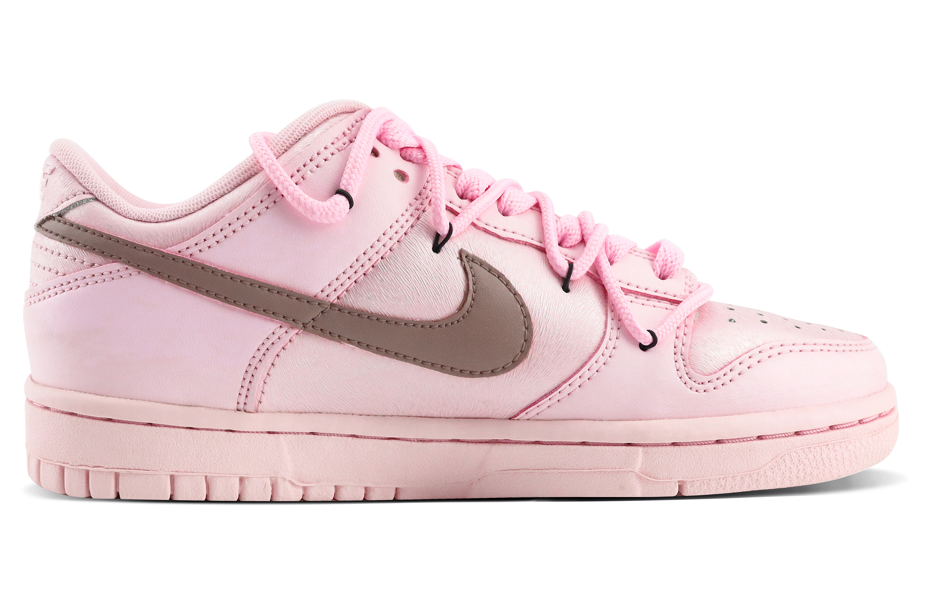 Lookbook (W) [カスタムシューズ] (女性用) ナイキ ダンク ロー '桜ピンク - リトル プディング ドッグ' 921803-601(Team119-小布丁狗)