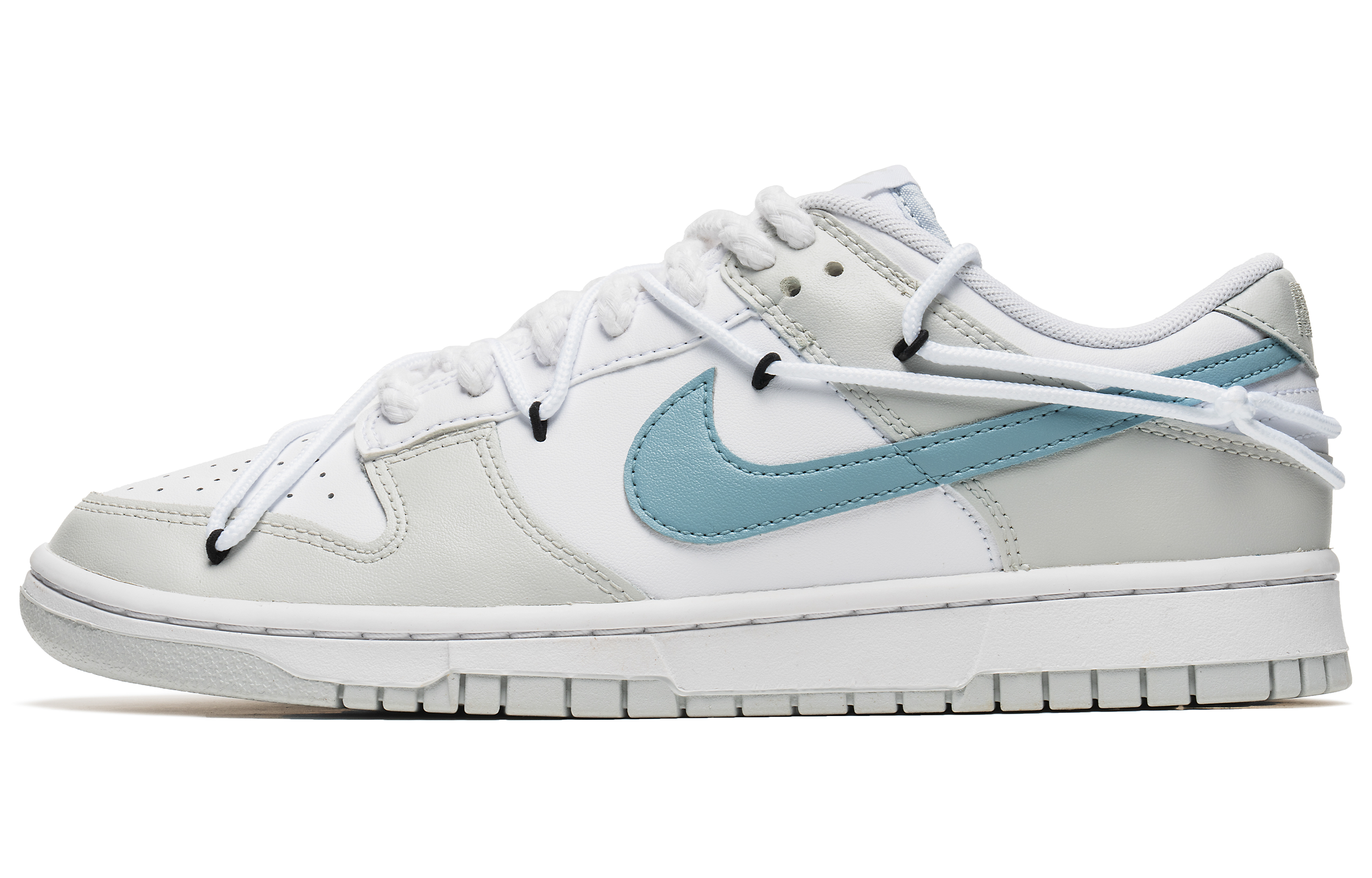 Buy (W) 【カスタムシューズ】（女性用）ナイキ ダンク ロー「シーソルトブルースウッシュ」 DH9765-102(Team22-海盐小蓝勾A-BOX)