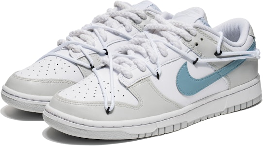 (W) 【カスタムシューズ】(女性用)ナイキ ダンク ロー「シーソルトブルースウッシュ」 DH9765-102(Team22-海盐小蓝勾A-BOX) Lookbook (W) 【カスタムシューズ】(女性用)ナイキ ダンク ロー「シーソルトブルースウッシュ」 DH9765-102(Team22-海盐小蓝勾A-BOX)