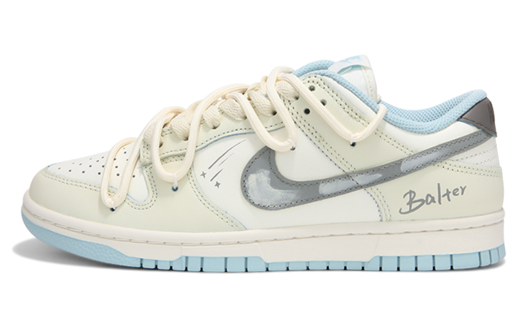 Buy (W) [Kasut Custom] Nike Dunk Low 'Sea Salt Cheesecake' DD1503-123(Team24-女款米黄灰钩流星)