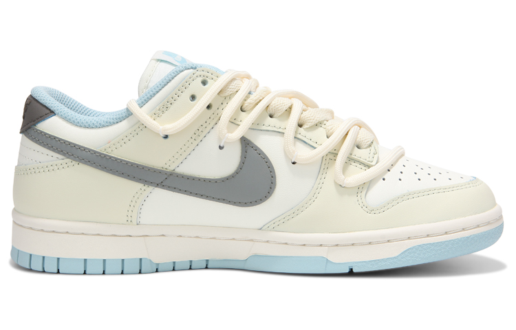 Order (W) [Kasut Custom] Nike Dunk Low 'Sea Salt Cheesecake' DD1503-123(Team24-女款米黄灰钩流星)