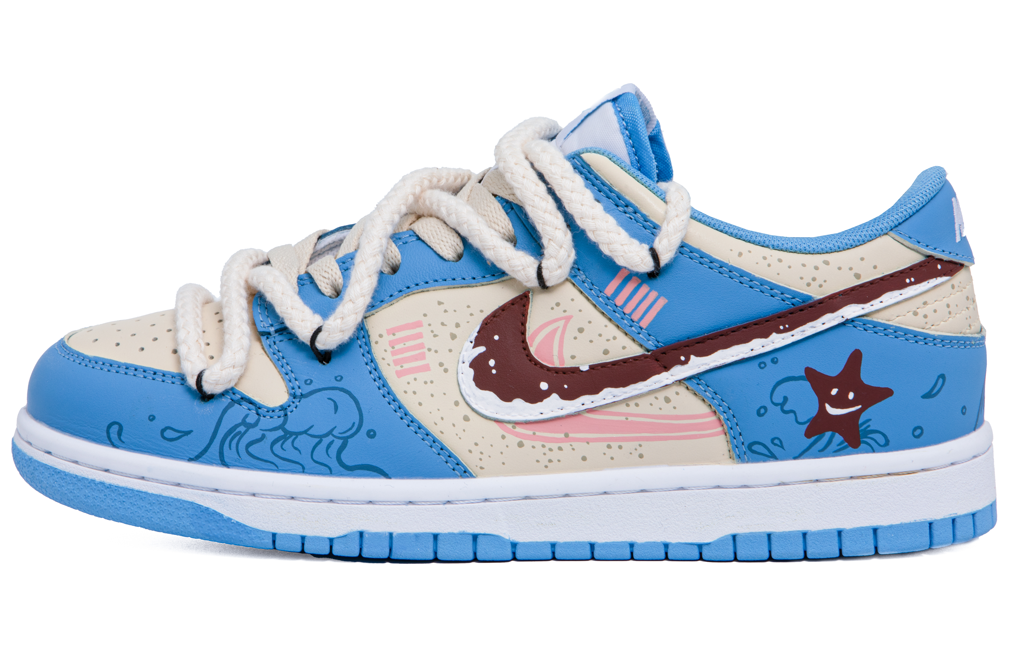 Order (W) [Kasut Tersuai] Nike Dunk Low 'Garam Laut Coklat' CW1590-103（Team63-海盐巧克力）