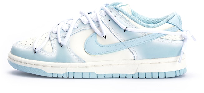 【專屬訂製球鞋】Nike Dunk Low 海鹽冰茶 清新簡約 舒適好配 小清新 低筒 滑板鞋 女版 藍白 Buy 【專屬訂製球鞋】Nike Dunk Low 海鹽冰茶 清新簡約 舒適好配 小清新 低筒 滑板鞋 女版 藍白