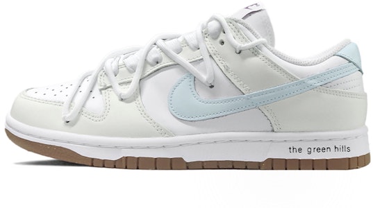 【訂製球鞋】 Nike Dunk Low 氣泡海鹽 清新 簡約 字母 高街 低筒 板鞋 女款 白藍 Buy 【訂製球鞋】 Nike Dunk Low 氣泡海鹽 清新 簡約 字母 高街 低筒 板鞋 女款 白藍