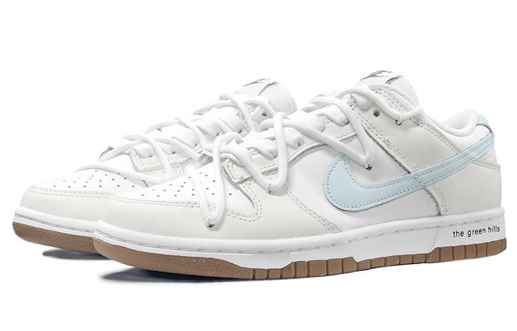 Lookbook (W) [定制鞋] 耐克 Dunk Low '海盐白-蓝' FD9922-151(TeamK-气泡海盐)