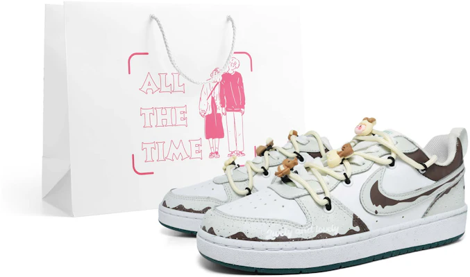 【定製球鞋】Nike Dunk 絲霧奶咖 可甜可酷 低筒 板鞋 女款 咖白 Order 【定製球鞋】Nike Dunk 絲霧奶咖 可甜可酷 低筒 板鞋 女款 咖白