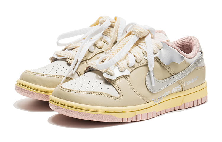 Lookbook (W) [定制鞋款] 耐克Dunk Low '银色茶拿铁' DD1503-601(TeamB-椰云拿铁S-BOX)