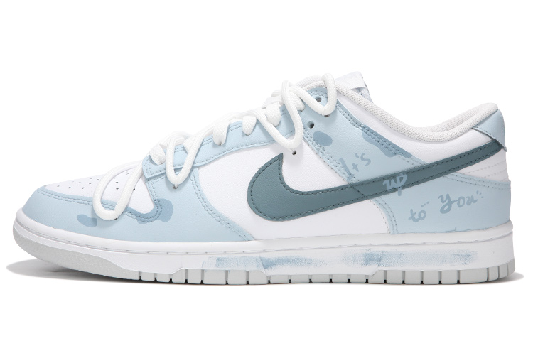 Buy (W) [Zapatos Personalizados] Nike Dunk Low 'Espuma de Leche Azul Cielo' DH9765-102(Team82-女款淡蓝奶沫)