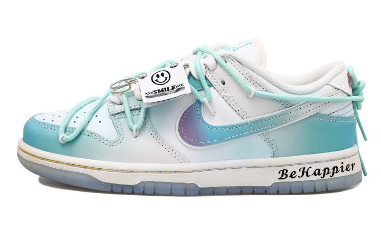 Buy (W) [Kasut Khusus] Nike Dunk Low 'Smiley Face Deconstructed Gradient Biru-Putih' FJ7743-194(Team拾玖-开心笑脸S-BOX）