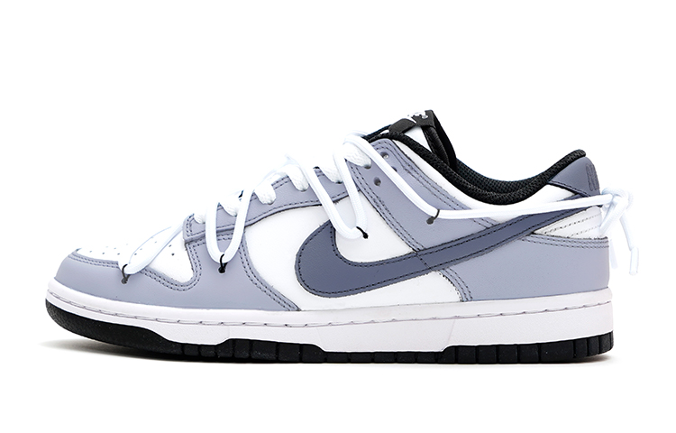 [Custom Shoes] (Women) Nike Dunk Low 'Smog Grey and Blueberry Soda ...