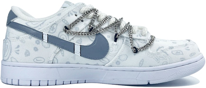 (W) 나이키 덩크 로우 '스모그 페이즐리 체인 화이트 그레이' DJ9955-100(TeamD-女款雾霾腰果花) Order (W) 나이키 덩크 로우 '스모그 페이즐리 체인 화이트 그레이' DJ9955-100(TeamD-女款雾霾腰果花)