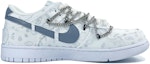 Order 【客製球鞋】Nike Dunk Low 霾霧腰果花 鏈條 低筒 板鞋 女款 白灰